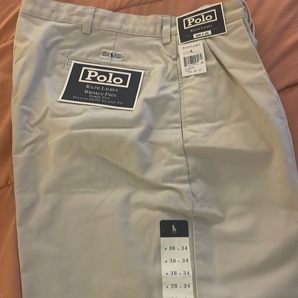 Ralph Lauren wrinkle free Andrew pants